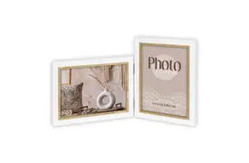 ZEP Tischrahmen Ayas 2fach 10x15 cm Hoch- und Querformat, aus Holz