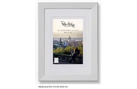 Peter Hadley Nina 20x30 cm weiß, Holzrahmen