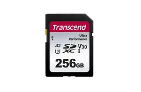 Transcend 256 GB SDXC-Karte 340S UHS-I U3 V30 A2 160/90MB/s