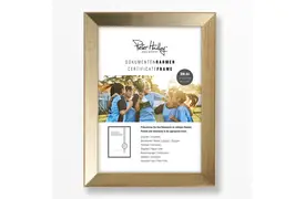 Peter Hadley Nina 21x29,7 cm (=A4) gold, Holzrahmen