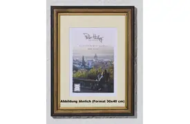 Peter Hadley Ragusa 30x40 cm, braun-gold, mit Ppt., Holzrahmen
