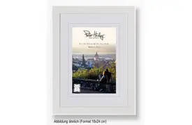 Peter Hadley Amalfi 18x24 cm, weiß, Holzrahmen