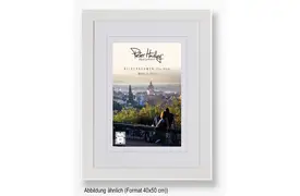 Peter Hadley Amalfi 40x50 cm, weiß, Holzrahmen