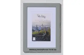 Peter Hadley Amalfi 13x18 cm, grau, Holzrahmen