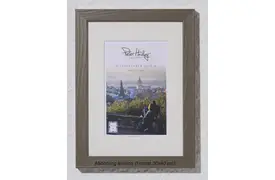 Peter Hadley Parma 30x40 cm, taupe mit Ppt. 20x28 cm, Holzrahmen