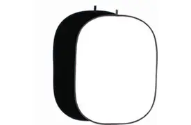 Helios Falthintergrund 150x200 cm weiß/schwarz