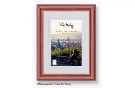 Peter Hadley Arezzo 13x18 cm, rot, Holzrahmen