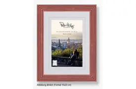 Peter Hadley Arezzo 15x20 cm, rot, Holzrahmen