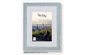 Peter Hadley Arezzo 13x18 cm, blau, Holzrahmen