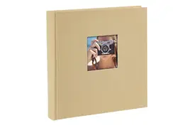 Goldbuch Bella Vista 25x25 cm beige, 60 weiße Seiten, Buchalbum
