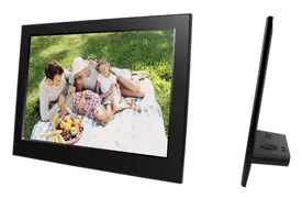 Braun 10' DigiFrame 10 Slim schwarz Full HD+mp3 Audio out, Digitaler Bilderrahmen"