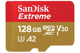 SanDisk Extreme 128GB microSDXC 190 MB/s UHS-I, C10, U3, V30, A2 + SD Adapter