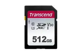 Transcend 512GB SDXC-Karte 300S UHS-I U3 V30 100/85MB/s Speicherkarte