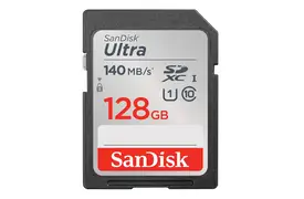 SanDisk 128 GB SDXC-Karte Ultra UHS-I U1 Class10 140 MB/s, Speicherkarte