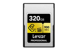 Lexar CFexpress LCAGOLD 320 GB Type A 900MB/s Professional Speicherkarte Gold