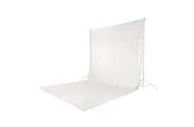Hama Hintergrund, Stoff weiß 2,95x6 m für Fotostudio