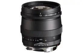 Voigtländer Ultron 1,9/75 mm M.C. VM, schwarzmatt, Objektiv