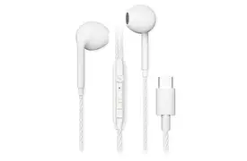 Fontastic C12-LR weiß, In-Ear Stereo- Headset, USB Typ-C