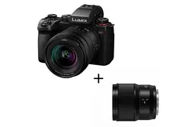 Panasonic Lumix S5 II+20-60 mm+S 1,8/50 mm, schwarz, Kamerakit