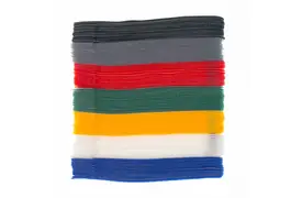 Filmsticks Hook&Loop Ties 12x150 mm, Kabelbinder in 7 Farben, 105 Stück