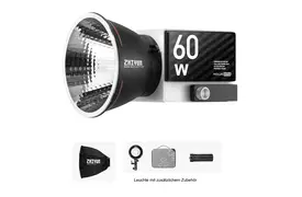 Zhiyun MOLUS G60 COMBO LED Leuchte mit Zubehör