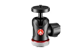 Manfrotto 492 Kugelkopf mit Blitzschuh für Kameras bis 4 kg