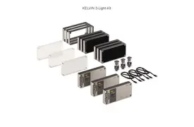 Kelvin PLAY 3-Light Kit RGBACL LED-Kameraleuchte