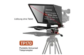 Desview TP170 Teleprompter 17' (43,18cm) für Kameras und Smartphones"