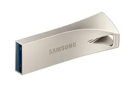 Samsung 128 GB USB 3.1 Flash Drive BAR Plus, Champagne Silver
