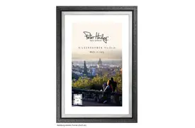 Peter Hadley Neapel 20x30 cm sw-silber Holzrahmen