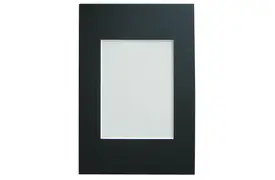 Walther Passepartout 13x18 cm schwarz (Bildausschnitt 9x13 cm)