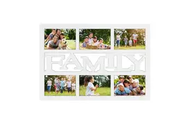 Hama Budapest-family 6fach 10x15 cm weiß Galerie-Rahmen aus Kunststoff