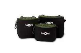C-Rope Kamerabeutel Set, schwarz/oliv mit den Größen S/M/L