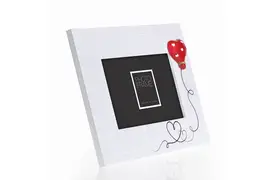 ZEP Felicia 10x15 cm Querformat, weiß, Holzrahmen zum Stellen