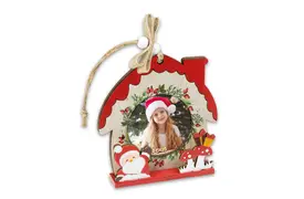 ZEP Weihnachtsanhänger Koda A  6x6cm rot aus Holz