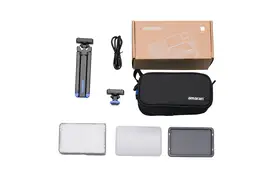 Amaran Ace 25x Silver Kit Bi-Color LED Kameraleuchte+Grid+Mini-Stativ+Tasche