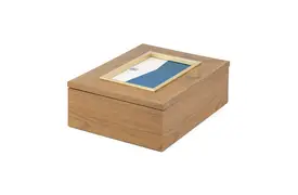 Zilverstad Marseille Aufbewahrungsbox braun/goldfarben aus Holz