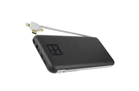 Fontastic Powerbank Kari 10.000 mAh integriertes Ladekabel 4in1