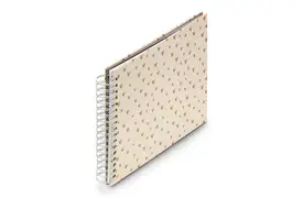 Hama Lovely beige 28x24 cm, Spiralalbum mit 50 weißen Seiten