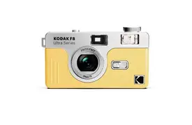 Kodak 35mm Kamera F8 light yellow analoge Kleinbildkamera