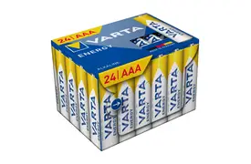 Varta Energy Micro AAA CUBE24 Batterie plastikfrei