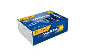 Varta Longlife Power Micro AAA CUBE12 Batterie plastikfrei