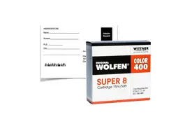 WOLFEN Color 400 Super 8 mit Entwicklung 2K Scan Download, 15m ISO 250-400