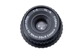 HOLGA 8/60 mm MF Nikon F-Mount, Objektiv für Nikon (D)SLR Kamera