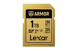 Lexar Armor Pro Gold 1 TB SDXC V60 (280/205 MB/s) Speicherkarte