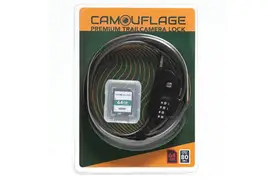 Camouflage Anti Theft Lock+ 64 GB Speicherkarte, Anti-Diebstahl-Schloss