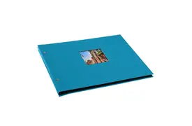 Goldbuch Bella Vista 30x25 cm, türkis mit 40 schwarzen Seiten