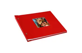 Goldbuch Bella Vista 30x25 cm, 40 weiße Seiten, rot, Schraubalbum