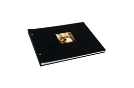 Goldbuch Bella Vista 30x25 cm, schwarz 40 weißen Seiten, Schraubalbum