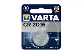 Varta Electronics CR 2016 Knopfzelle